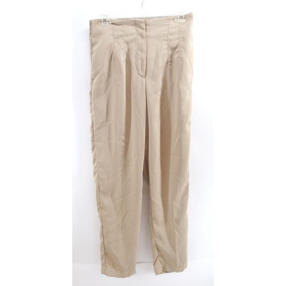 JAPRA WOMEN'S‎ Beige WIDE LEG PANTS SIZE M 100% POLYESTER - Picture 1 of 7